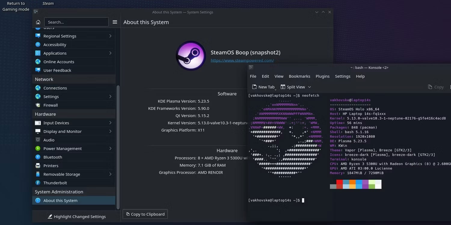 Desktop SteamOS