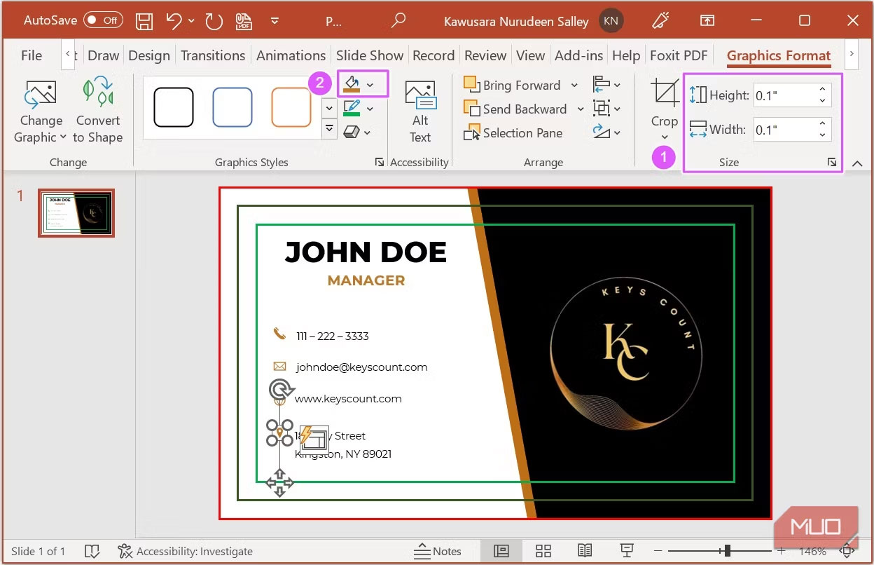 Tùy chỉnh biểu tượng trong PowerPoint