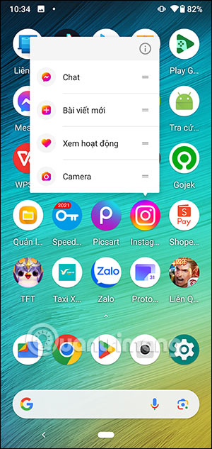Ứng dụng trên Android