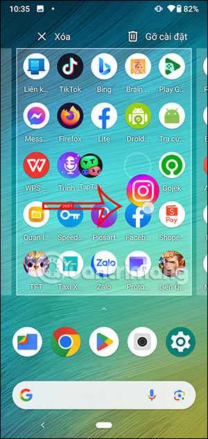 Di chuyển ứng dụng trên Android