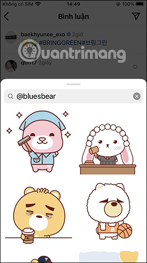 Tài khoản đăng ảnh gif