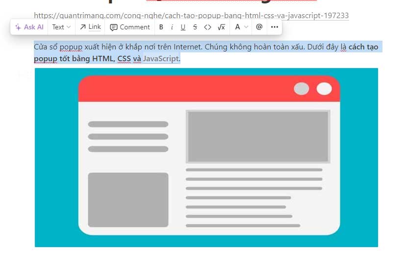 Highlight câu và đoạn văn