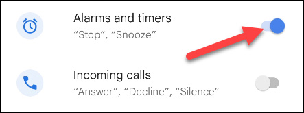 Bật câu lệnh nhanh Google Assistant