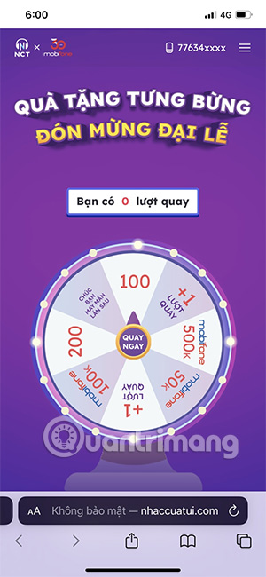 Vòng quay may mắn