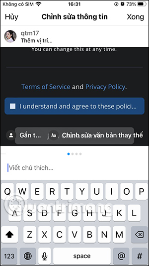 Tìm tới ảnh muốn xóa trên Instagram