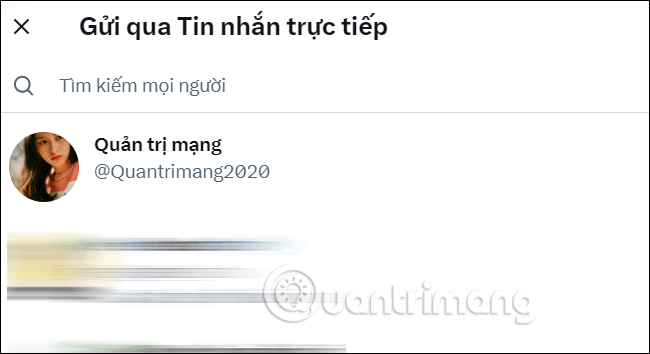 Chia sẻ bài đăng trong Twitter