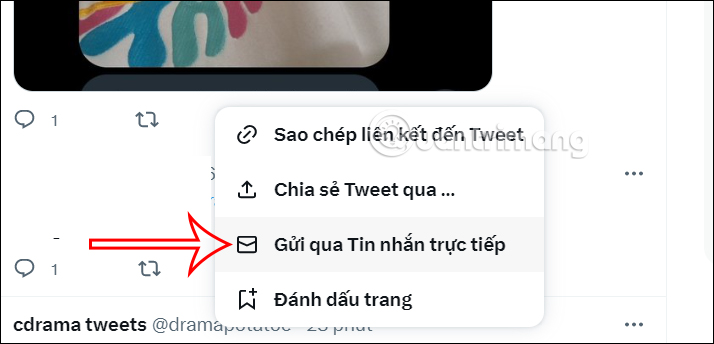 Chia sẻ tweet 