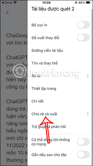 Chia sẻ tập tin trên Google Drive