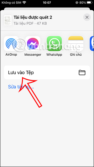 Lưu file văn bản vào Tệp