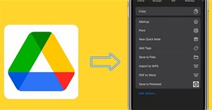 Cách tải file Google Drive xuống iPhone