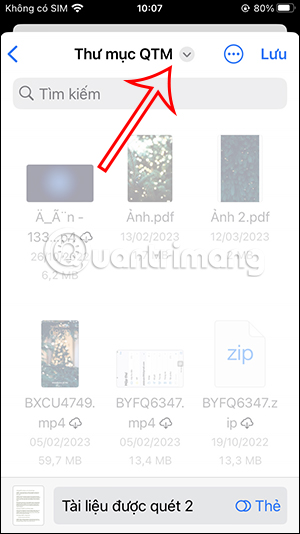 Chọn thư mục lưu tập tin tải trên Google Drive