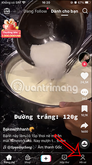Hồ sơ trên TikTok