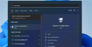 8 cách mở MSConfig trong Windows 11