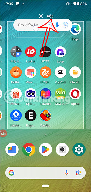Xóa Bing Chat AI Android