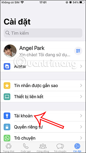 Cài đặt riêng tư WhatsApp