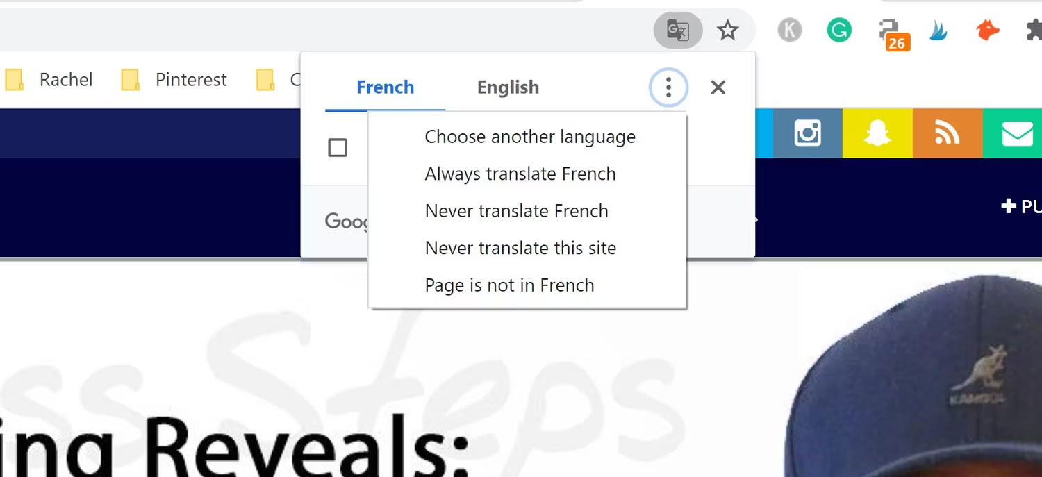 Thêm tùy chọn ngôn ngữ trong Google Chrome