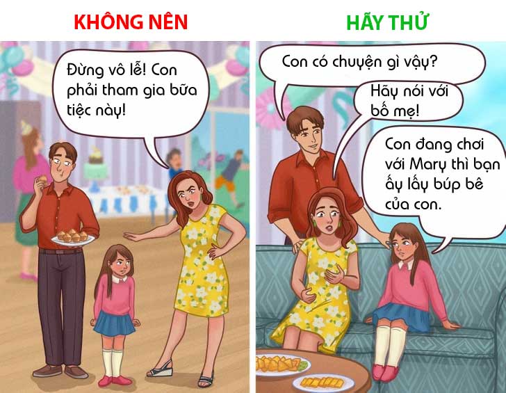 Thể hiện cảm xúc tiêu cực