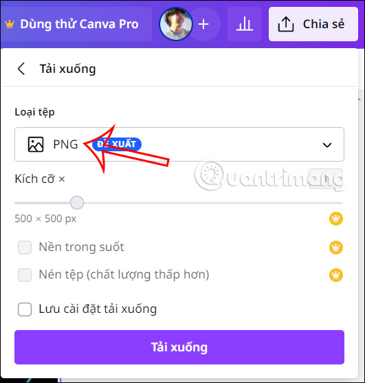 C ch t o logo trong su t tr n canva quantrimang