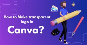 Cách tạo logo trong suốt trên Canva