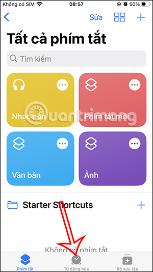 Tự động hóa trên iPhone