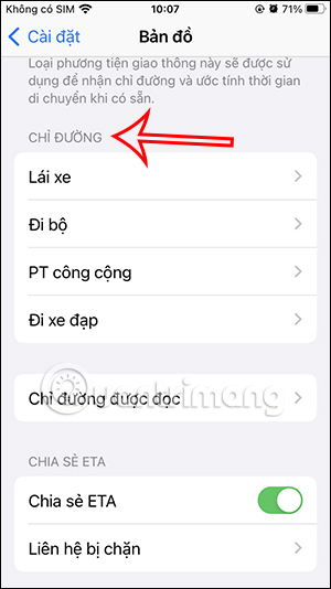 Chọn loại phương tiện