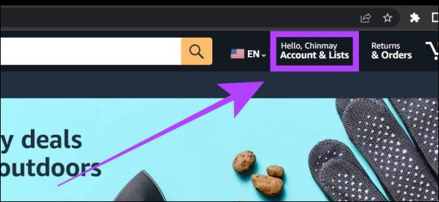 Trang web Amazon online 