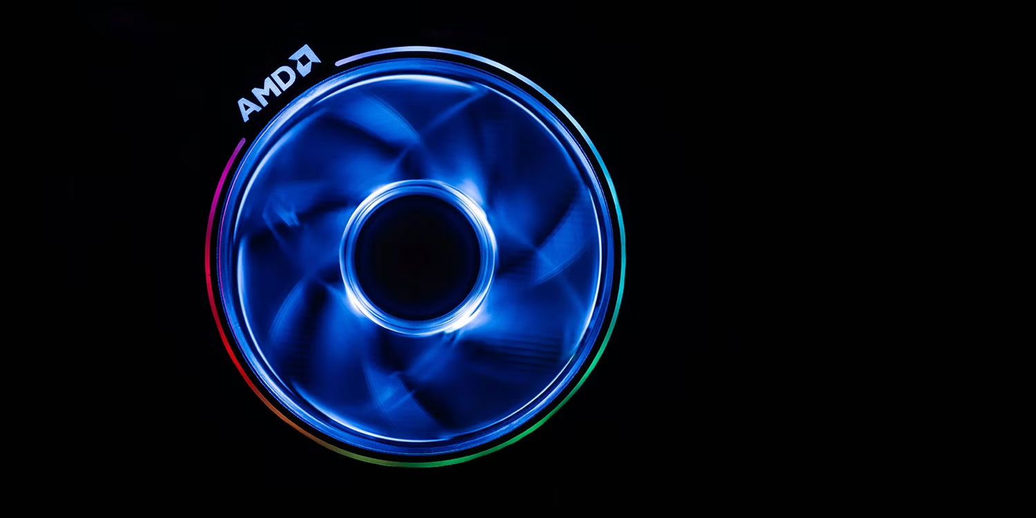 Bộ tản nhiệt stock AMD với RGB