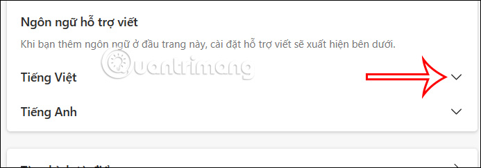 Chỉnh ngôn ngữ tiếng Việt trên Edge