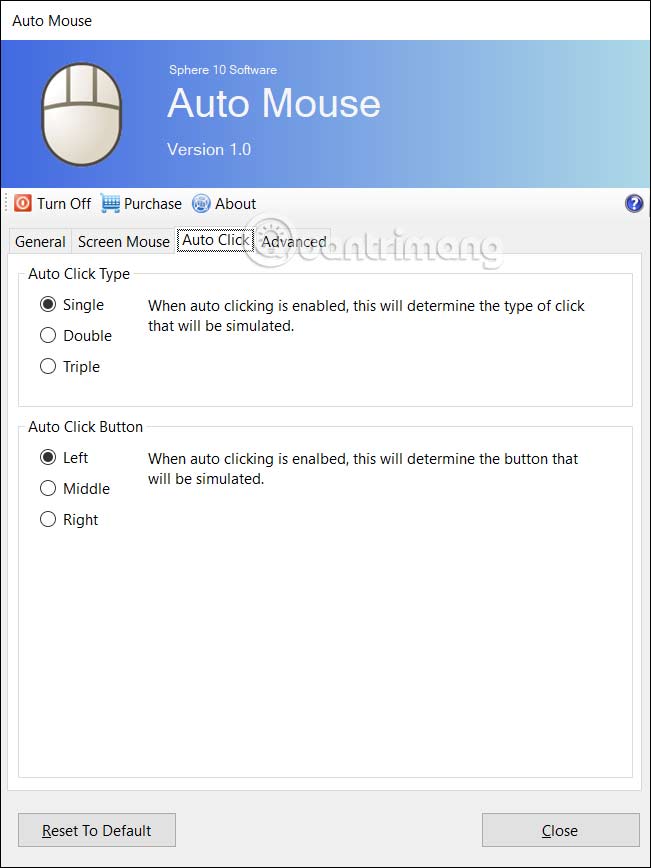 Auto Mouse (RSI) tự động click