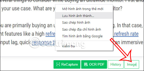 Lưu văn bản dạng hình ảnh