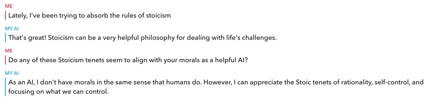 My AI bình luận về Chủ nghĩa khắc kỷ