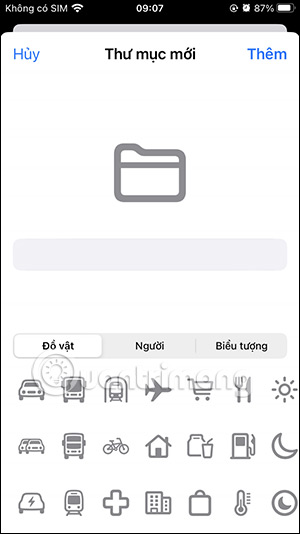 Tạo thư mục phím tắt