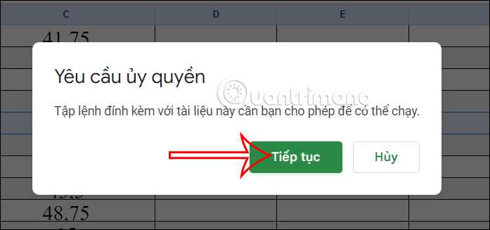 Cấp quyền cho macro