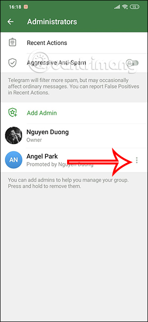 Tùy chỉnh admin mới