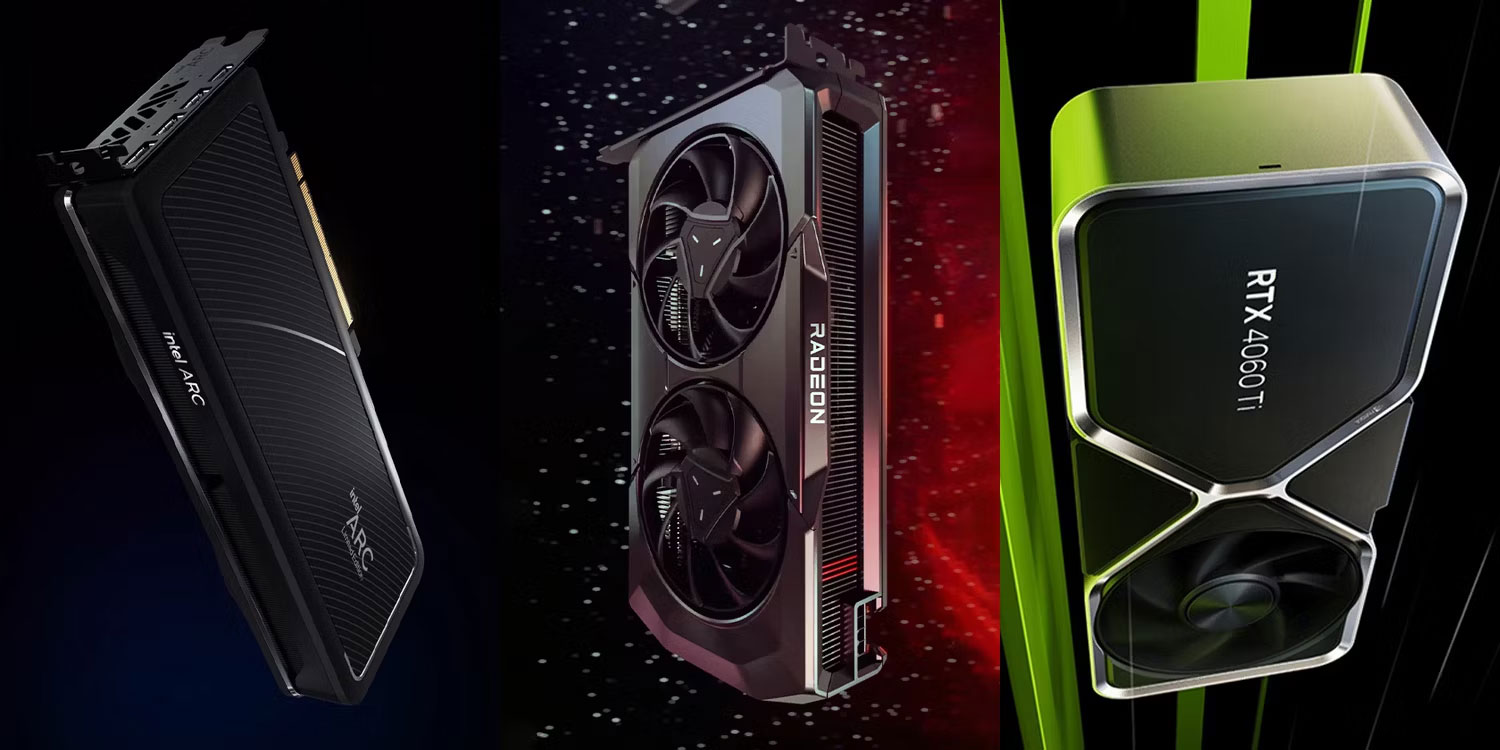 Intel Arc A770, AMD Radeon RX 7600 và NVIDIA GeForce RTX 4060 Ti (8GB)