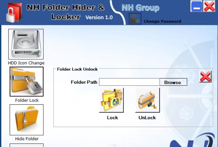Tab Folder Lock