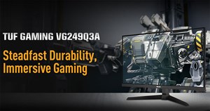 Asus TUF Gaming VG249Q3A ra mắt: Tấm nền IPS 23,8″ 180Hz, hỗ trợ công nghệ Extreme Low Motion Blur