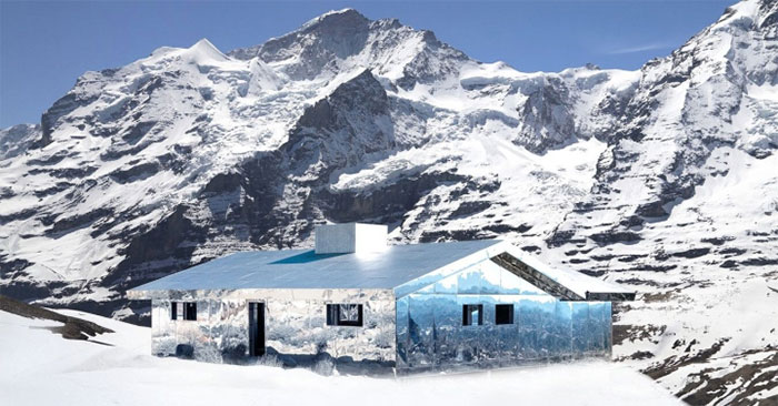 Căn nhà có thể 'tàng hình" theo cảnh quan và thời tiết ở Thụy Sĩ
