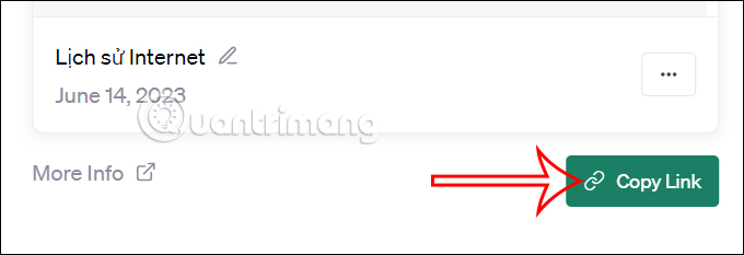 Sao chép đoạn chat ChatGPT