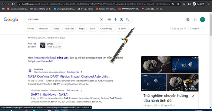 Cụm từ khiến màn hình 'rung rinh' khi tìm trên Google
