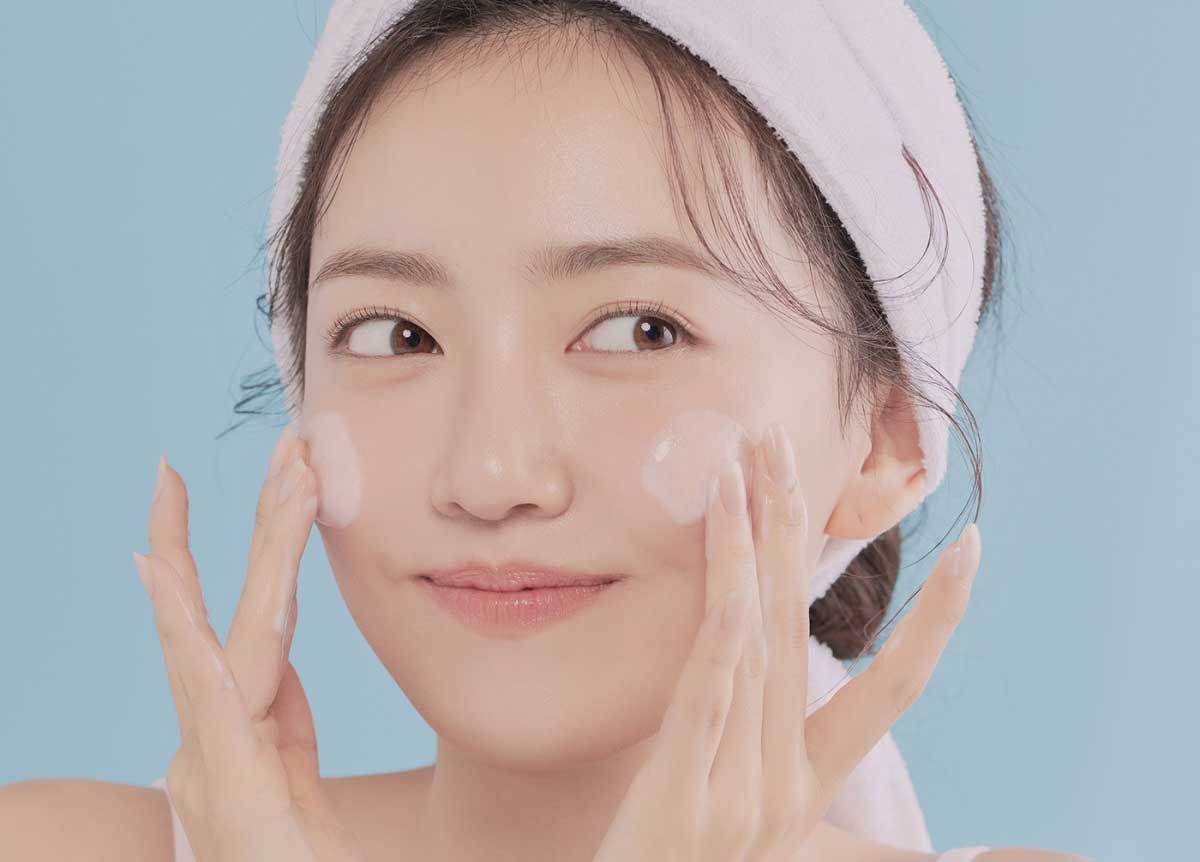 Cleanse your face before applying skincare