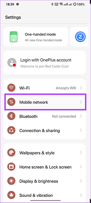 WiFi calling trên điện thoại Oppo, Realme, OnePlus