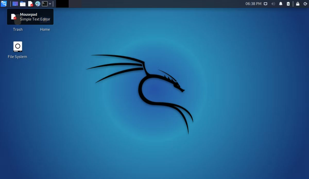 Desktop Kali Linux