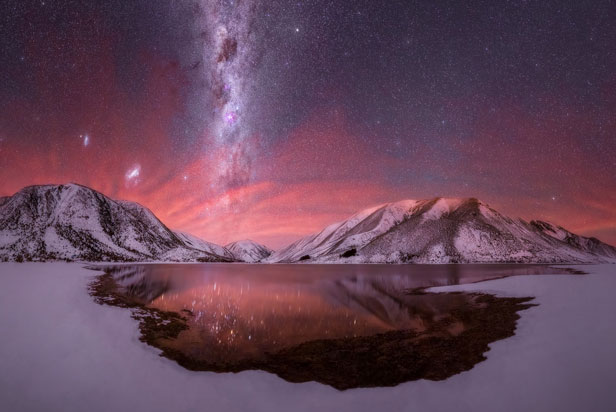 Ánh sáng mùa đông - do nhiếp ảnh gia Larryn Rae chụp tại New Zealand.