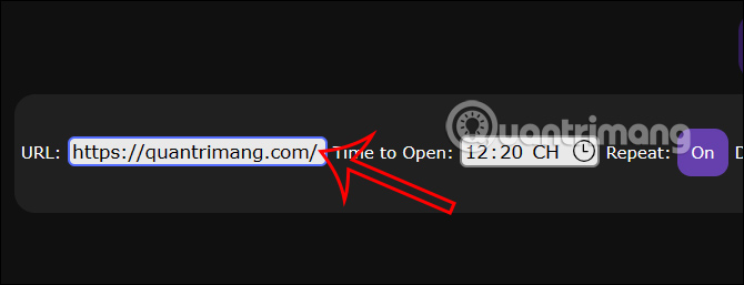 URL web tự động trên Auto Page Opener