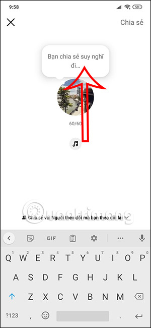 Viết cảm nghĩ Instagram Notes