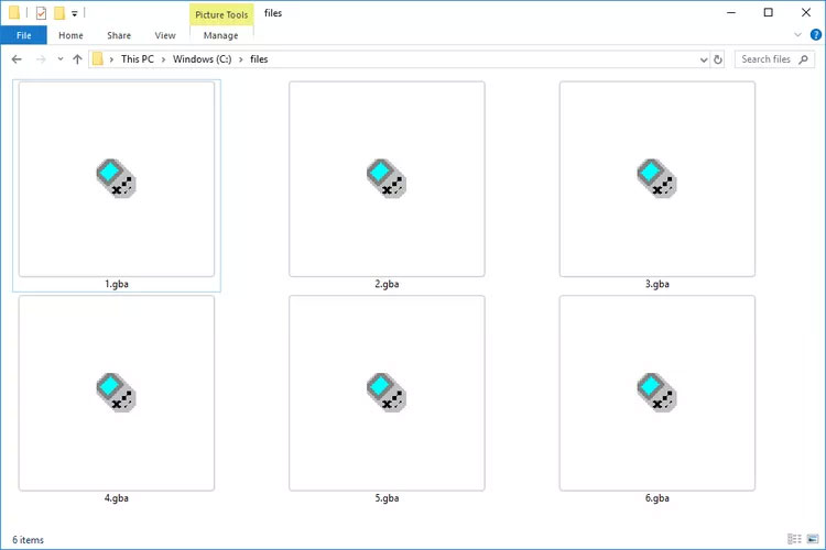 Một số file GBA trong Windows mở bằng KiGB
