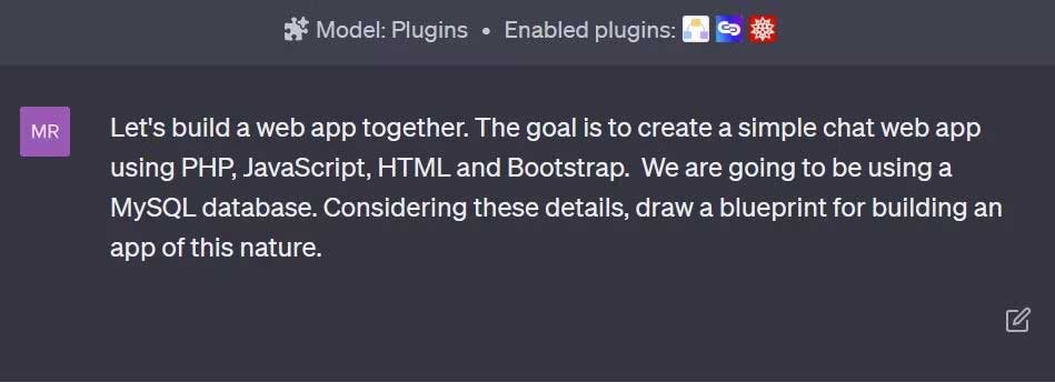 Lập trình web bằng ChatGPT