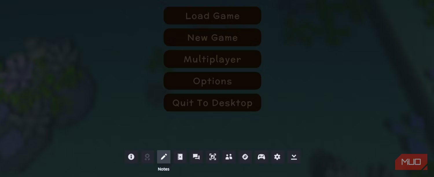 Biểu tượng Steam Notes trong overlay