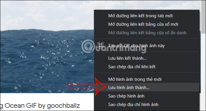 Tải ảnh GIF trên Chrome